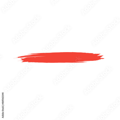 Red grunge underline