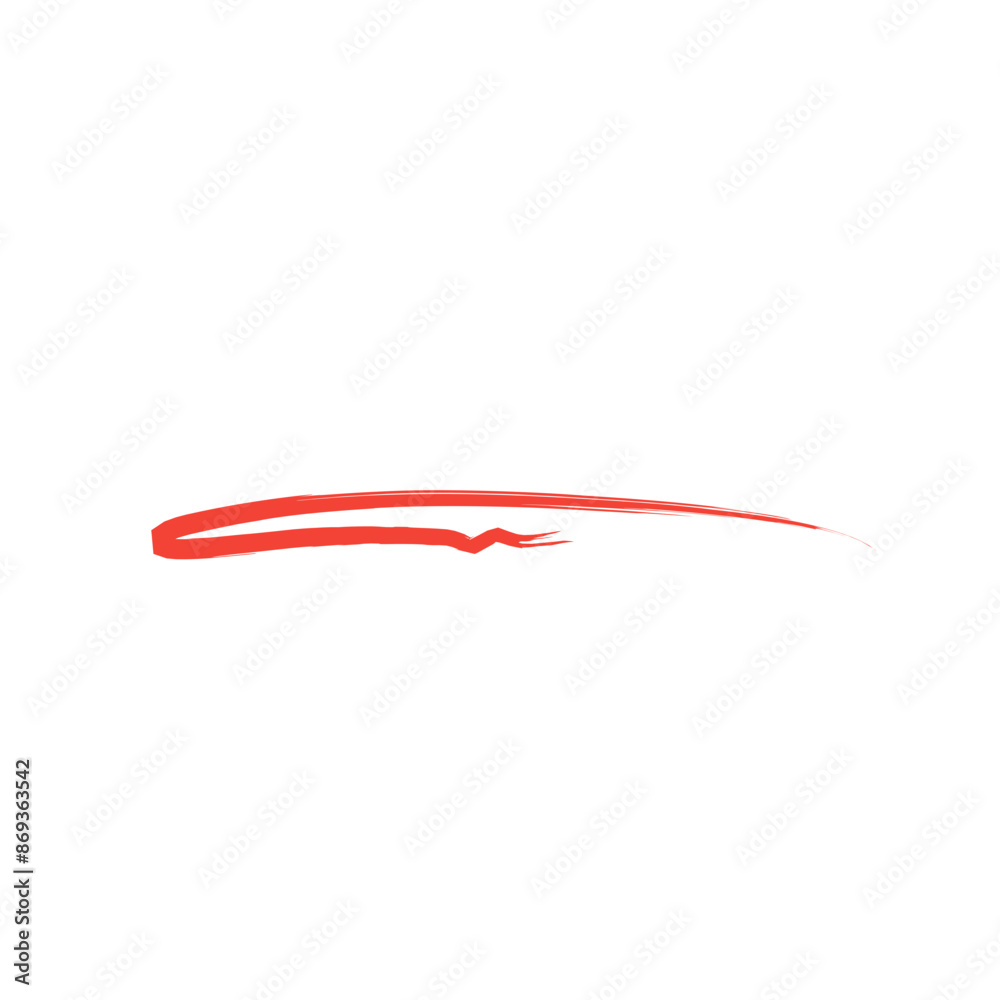 Red grunge underline Red grunge underline