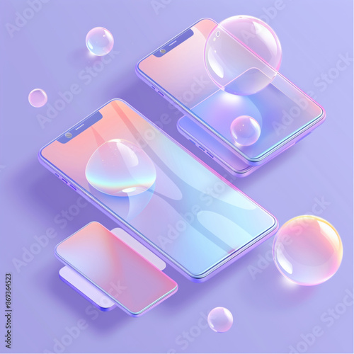 glass of water with bubbles