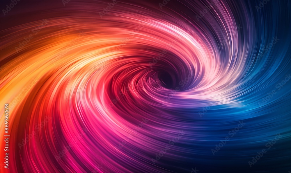 Gradient radial blur in vibrant hues Gradient radial blur in vibrant hues