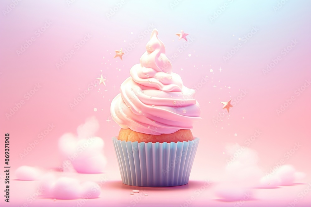 Cupcake dessert cream food. Cupcake dessert cream food.