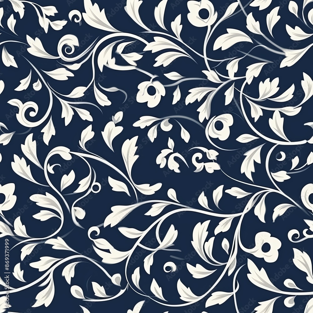 abstract seamless floral pattern