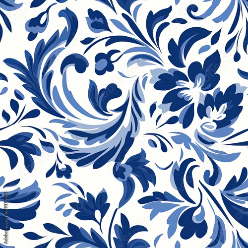 abstract seamless floral pattern