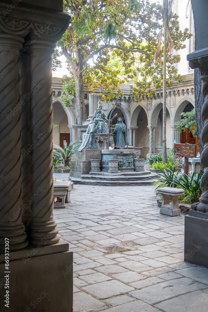 Fototapeta premium Church cloisters exterior