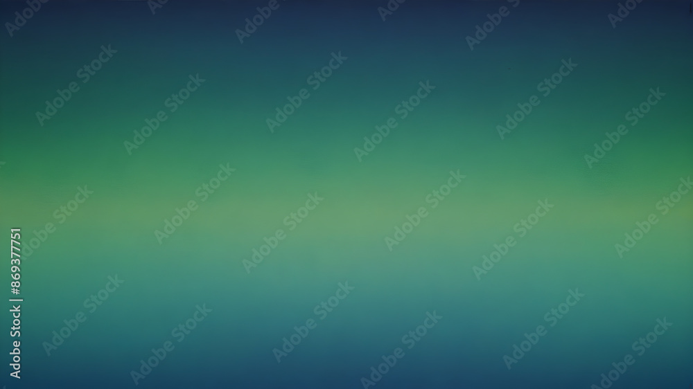 Fototapeta premium Blue and green grainy background noise texture backdrop.