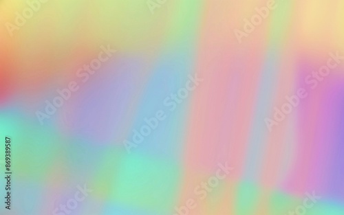 Rainbow-hued gradient backdrop with a blurred effect.