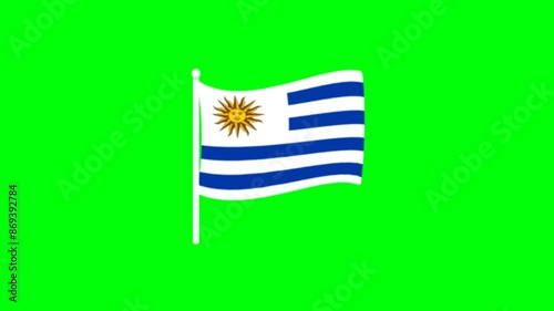 uruguay flag animation photo