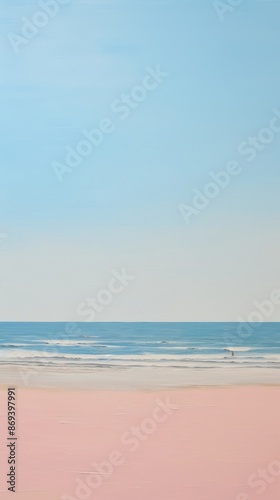 Minimal style beach in summer outdoors horizon nature. © Rawpixel.com