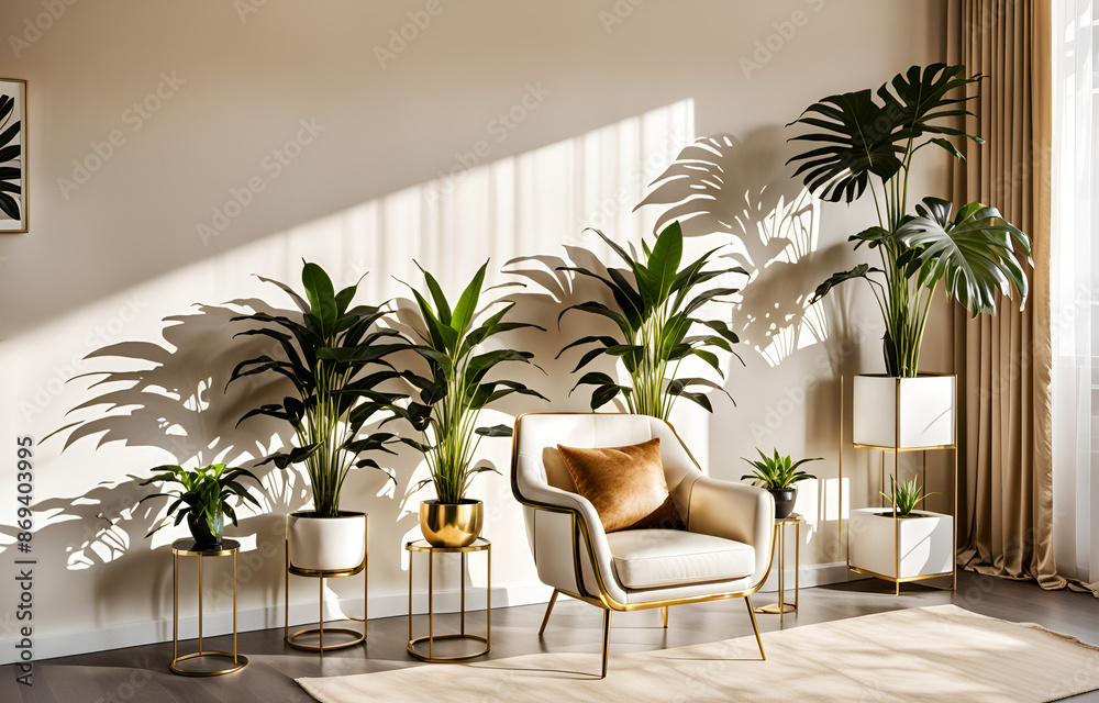 simple living room, white sofa, flat background style simple living room, white sofa, flat background style