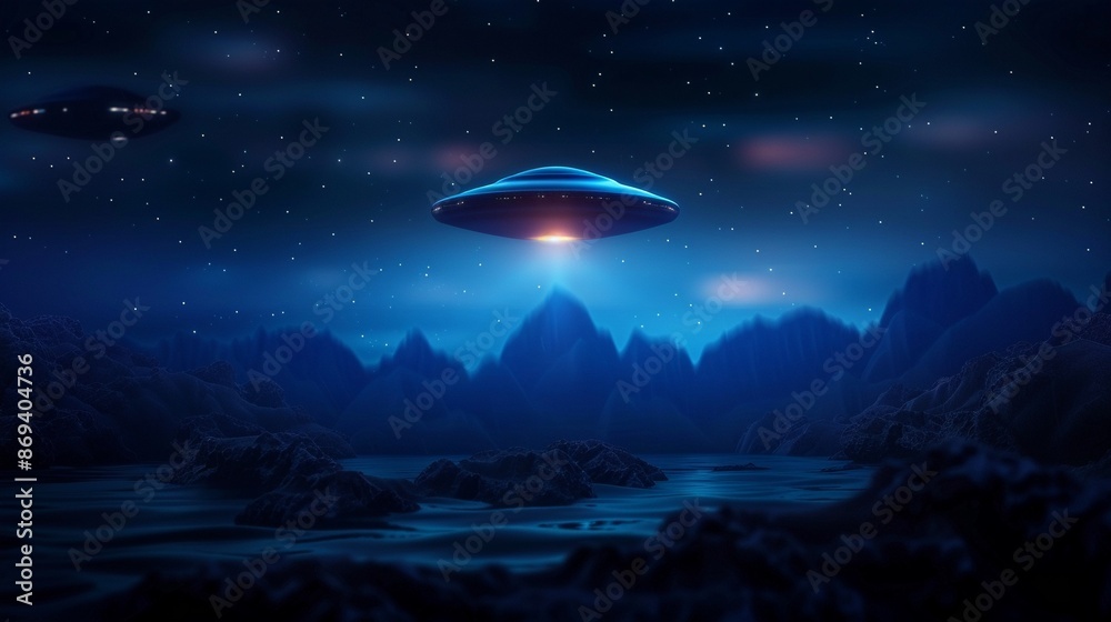 Alien ships invading underwater world illuminated by solar flare, high detail, vibrant colors, surreal ambiance, futuristic theme Alien ships invading underwater world illuminated by solar flare, high detail, vibrant colors, surreal ambiance, futuristic theme