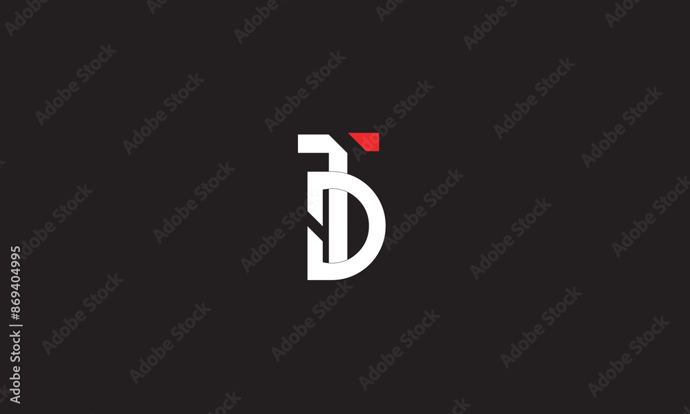 TD, DT, D, T Abstract Letters Logo Monogram TD, DT, D, T Abstract Letters Logo Monogram