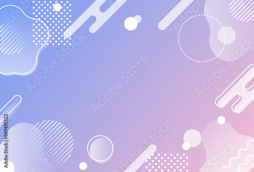 背景素材_メンフィス柄