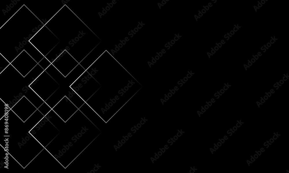 abstract black square background, diamond shape composition abstract black square background, diamond shape composition