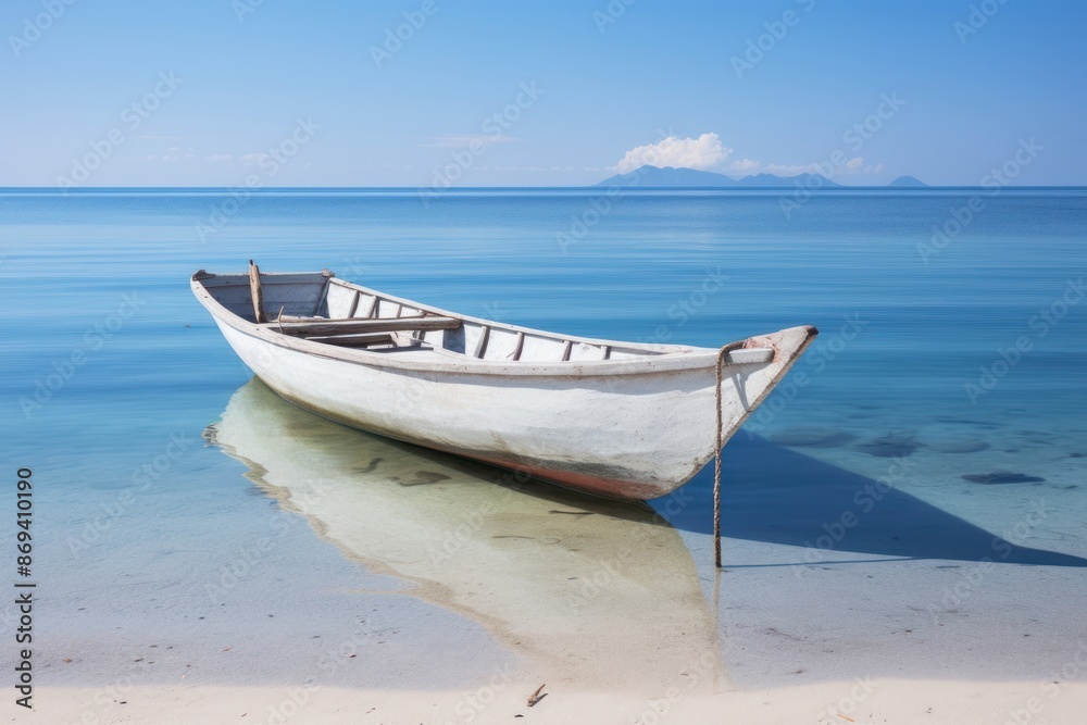 Fototapeta premium Watercraft sailboat vehicle rowboat.