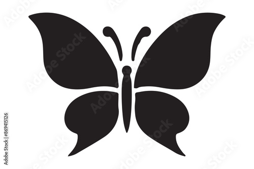 Butterfly Drawing Design Vector Illustration Clipart Eps