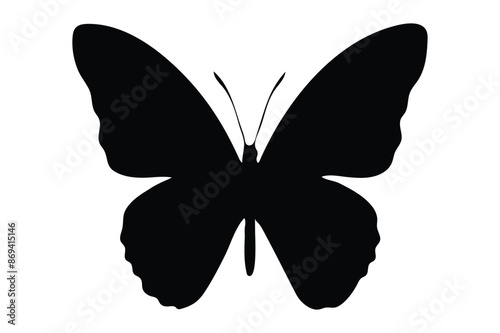 Butterfly Drawing Design Vector Illustration Clipart Eps