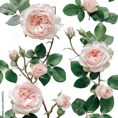 Elegant pink roses with green leaves, perfect for floral-themed projects, greeting cards, and home decor inspiration.