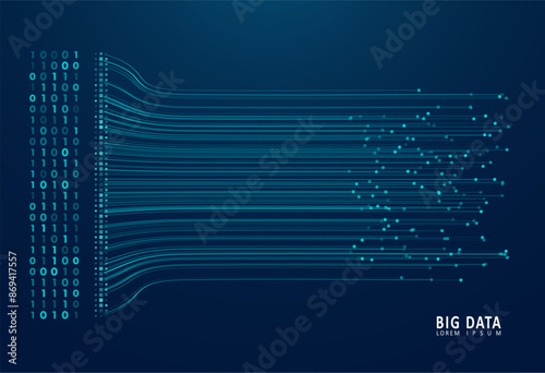 Abstract infographics visualization.