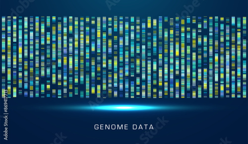 DNA genomic test, genome map.