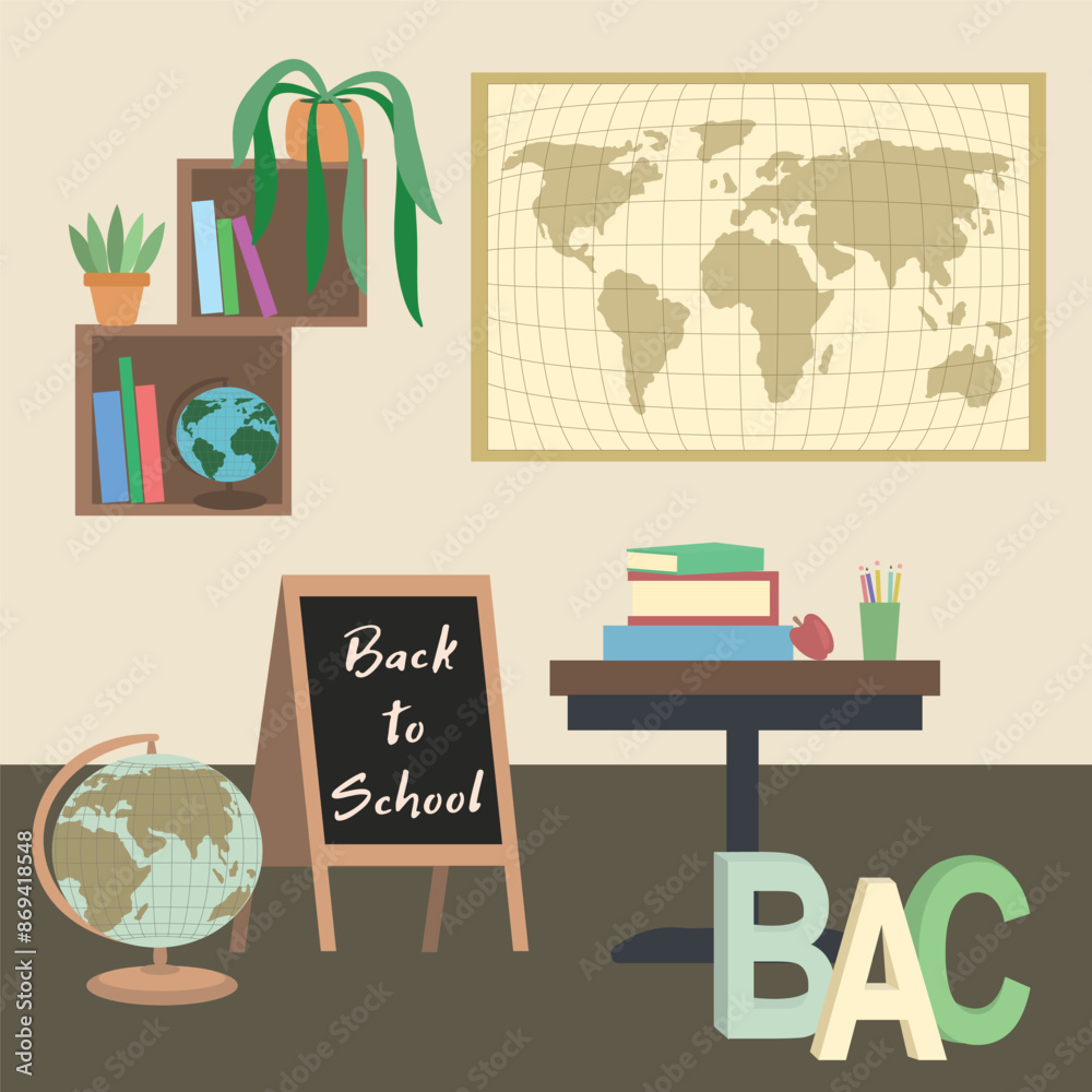 Obraz premium back to school