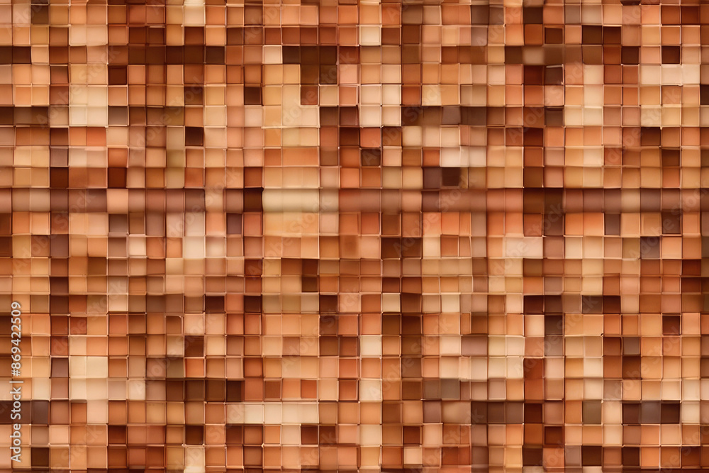 Light orange and brown seamless texture as background, replicating a tile pattern, 16:9 aspect ratio, serves as the setting for additional design elements, showcases the interplay of warm hues Light orange and brown seamless texture as background, replicating a tile pattern, 16:9 aspect ratio, serves as the setting for additional design elements, showcases the interplay of warm hues