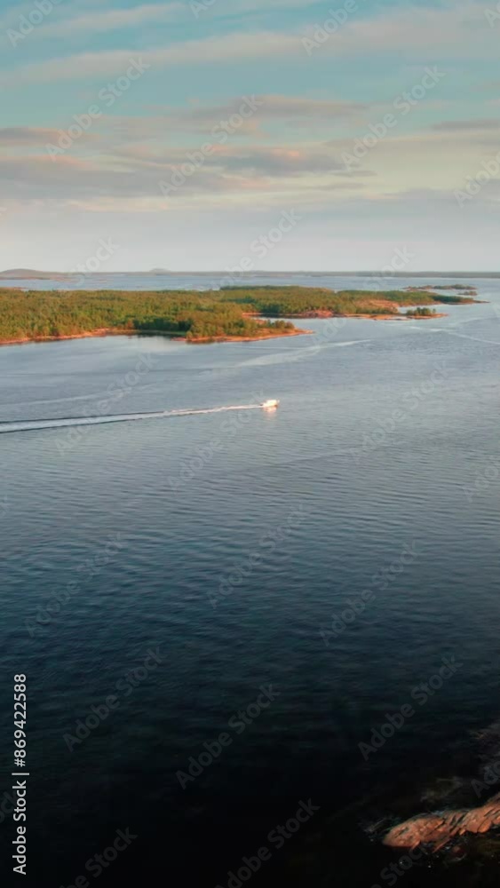 Aerial view of beautiful Finland landscape Aerial view of beautiful Finland landscape
