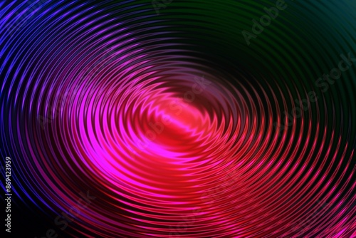 Abstract background with bright red waves 