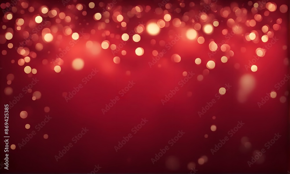 rich red gradient adorned background with soft, glowing bokeh lights rich red gradient adorned background with soft, glowing bokeh lights