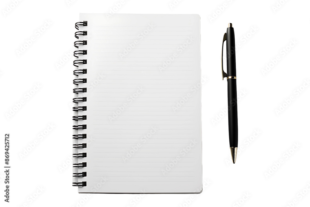 notepad Isolated on transparent background notepad Isolated on transparent background