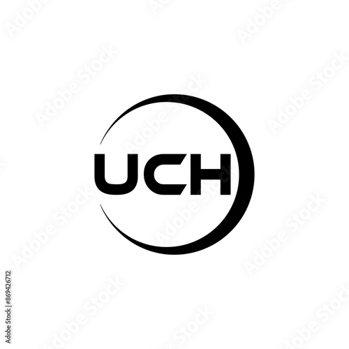 UCH Letter Logo Design, Inspiration for a Unique Identity. Modern Elegance and Creative Design. Watermark Your Success with the Striking this Logo.