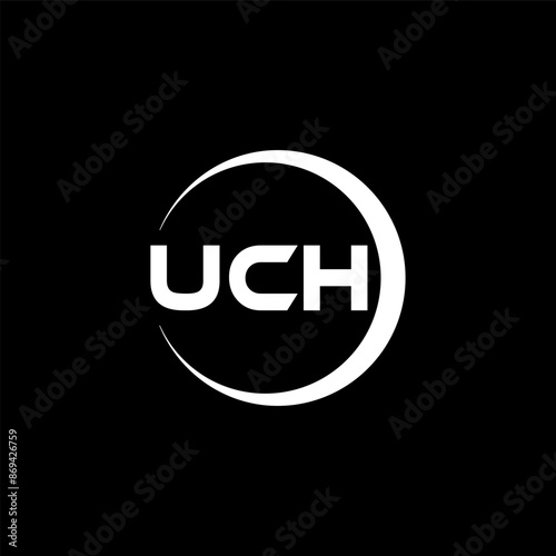 UCH Letter Logo Design, Inspiration for a Unique Identity. Modern Elegance and Creative Design. Watermark Your Success with the Striking this Logo.