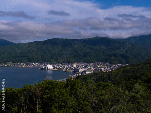 View on Amanohashidate bay Maizuru photo