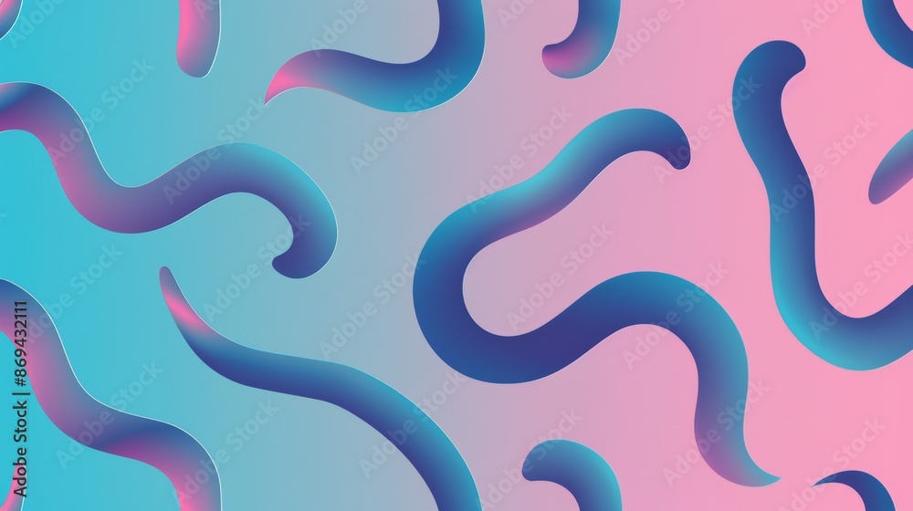 90's squiggles seamless, geometric design with a subtle gradient in the background 90's squiggles seamless, geometric design with a subtle gradient in the background