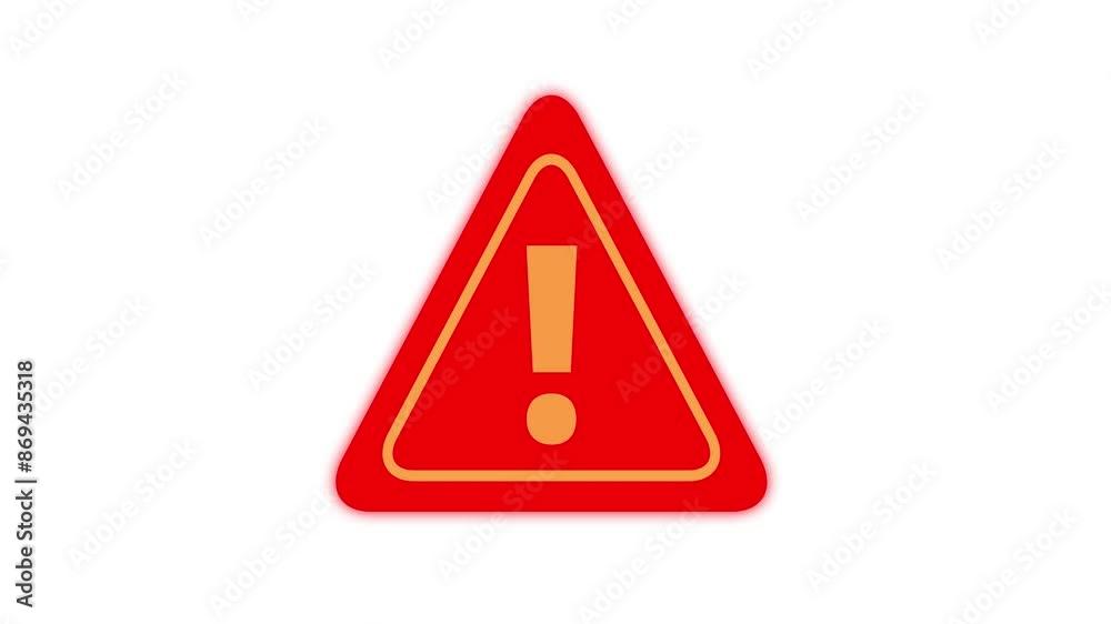 allert triangle warning sign animation allert triangle warning sign animation