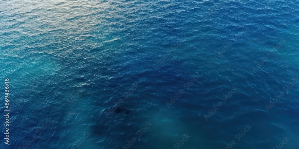 Aerial View of the Ocean, Aerial view of calm ocean water Aerial View of the Ocean, Aerial view of calm ocean water