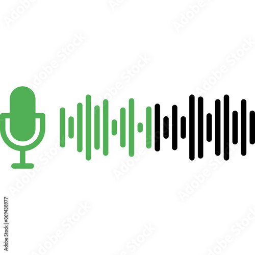 Podcast Audio Wave Icon