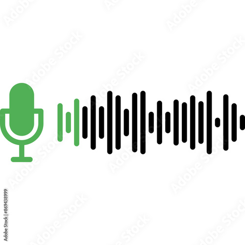 Podcast Audio Wave Icon