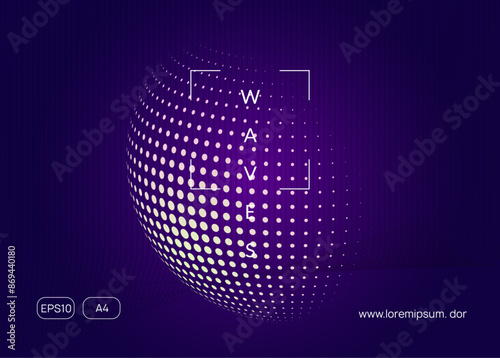 Dance Event. Fest Concert Template. Green Sound Design. Psychedelic Disco Illustration. Pink Music Flyer. Techno Magazine. Trance Invite. Violet Dance Event