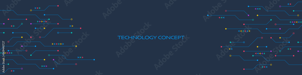 Circuit board texture with communication technology concept Stock ...