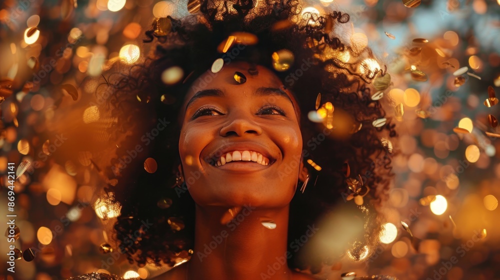 Confetti Celebration: A Joyful Moment Confetti Celebration: A Joyful Moment