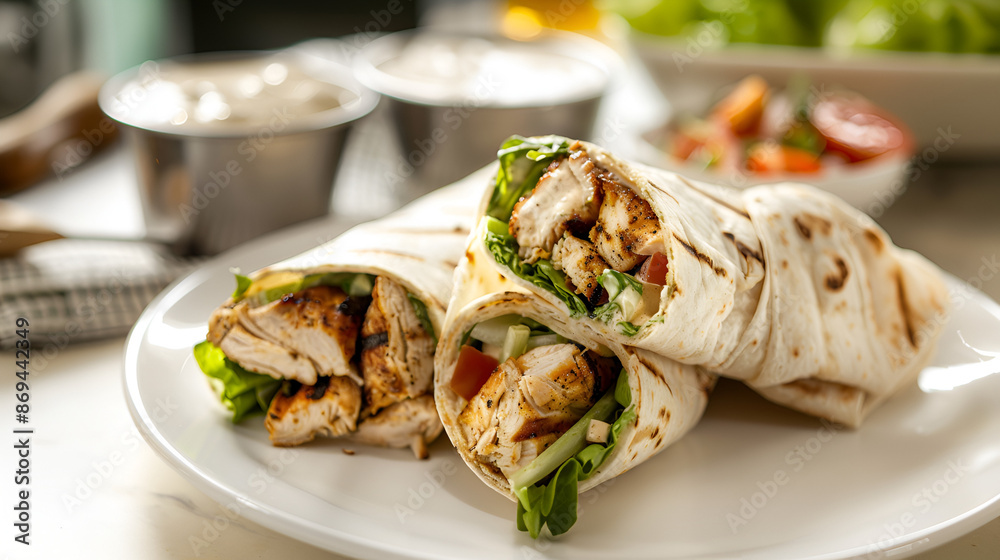 Kid-Friendly Grilled Chicken Wraps with Fresh Ingredients Kid-Friendly Grilled Chicken Wraps with Fresh Ingredients
