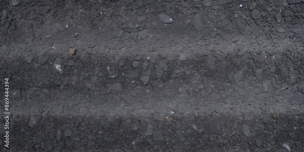 Fototapeta premium Close-up of Black Gravel Surface