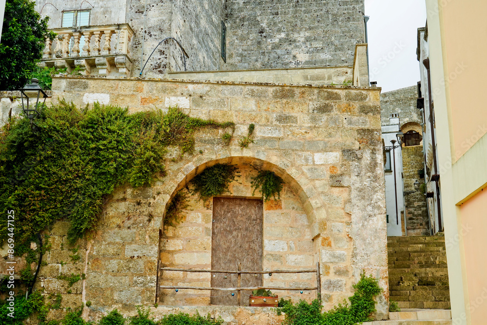 Naklejka premium Il borgo autentico di Specchia, Lecce,Puglia,Italia