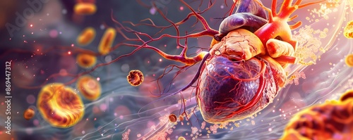 Detailed Medical of a Heart...