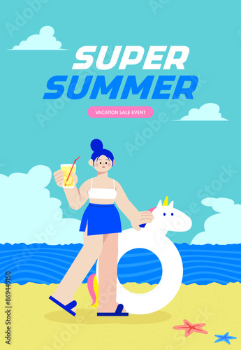 Super Summer, let's spend it cool in the sea!
