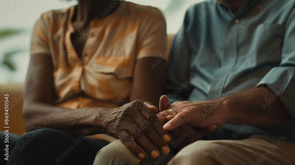 Fototapeta premium The doctor's heart: conveying health and hope between medicine and dialogue, the tender moment when the doctor communicates with the patient.