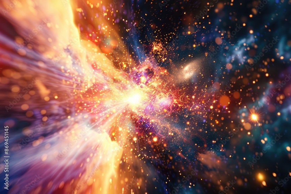 Glitchy Exploding Star Digital Art Glitchy Exploding Star Digital Art