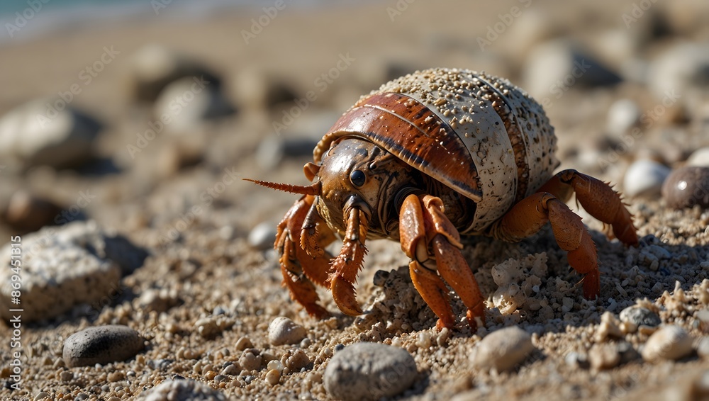 A poem about a hermit crab searching for a new shell among beach debris ai_generated A poem about a hermit crab searching for a new shell among beach debris ai_generated