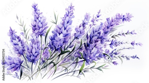 lavender isolated