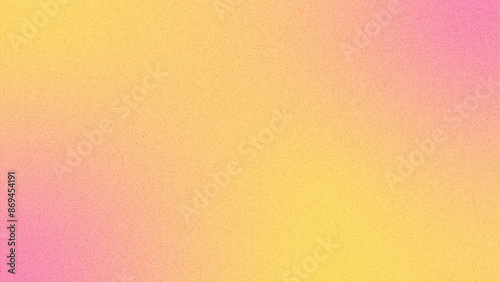 Yellow and Pink Vibrant Digital Grain with Soft Noise Texture.